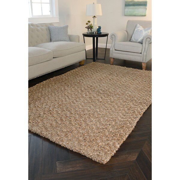 Kosas Home Harrington Gold Jute Rug (4' x 6')