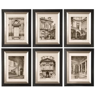 Uttermost Paris Scene Framed Art Set/6 - Green