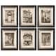 preview thumbnail 1 of 1, Uttermost Paris Scene Framed Art Set/6 - Green