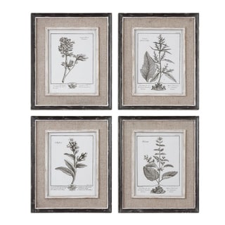 Uttermost Casual Grey Study Framed Art (Set of 4) - White