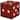Uttermost Dice Red Accent Table
