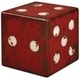 preview thumbnail 1 of 0, Uttermost Dice Red Accent Table