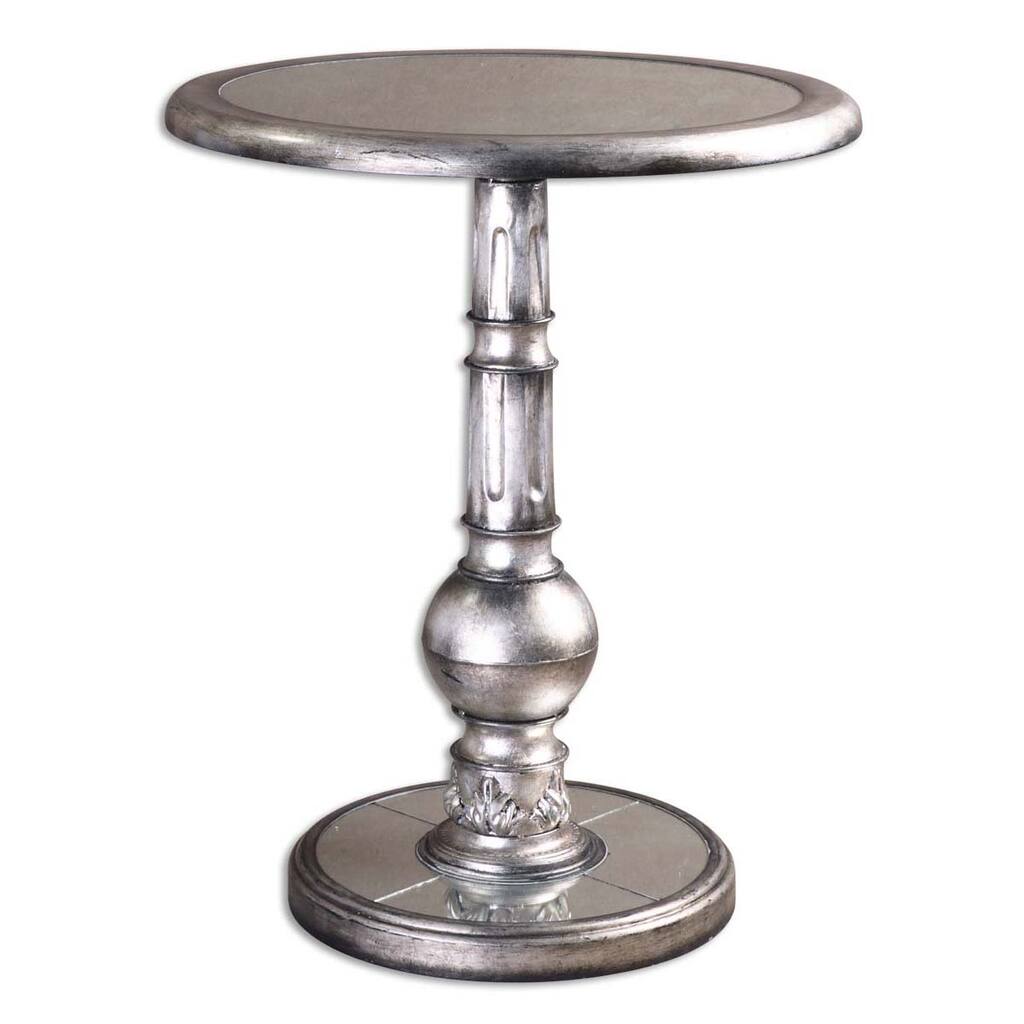 Uttermost Baina Silver Accent Table