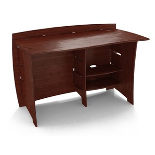 Shop Black Friday Deals On Legare Sustainable Bamboo 48 Inch Desk Espresso Overstock 7902952