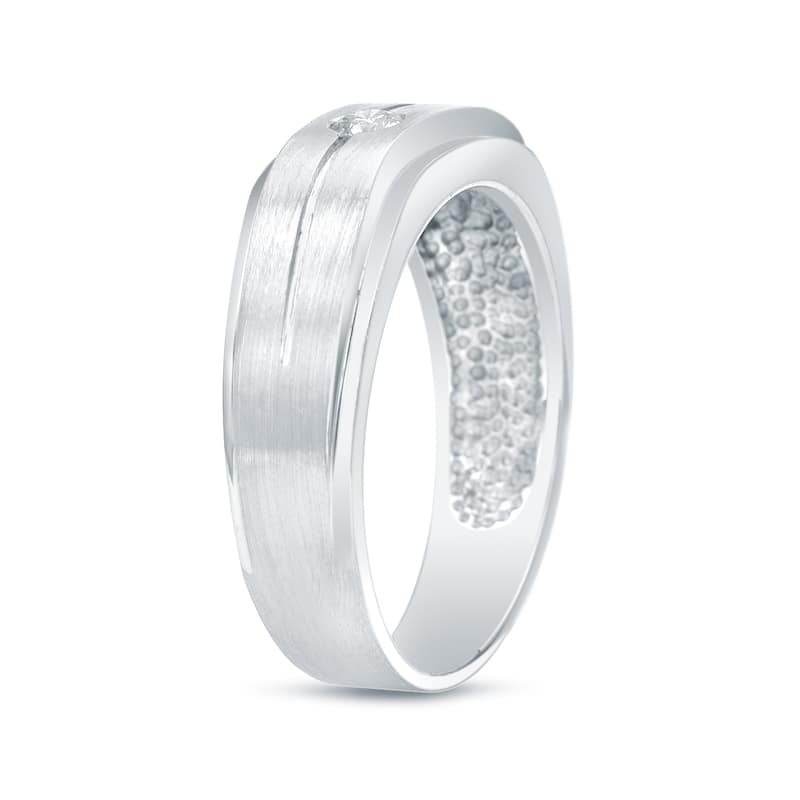 Auriya Men's 14k Gold 1/4ct TDW Round Diamond Wedding Band
