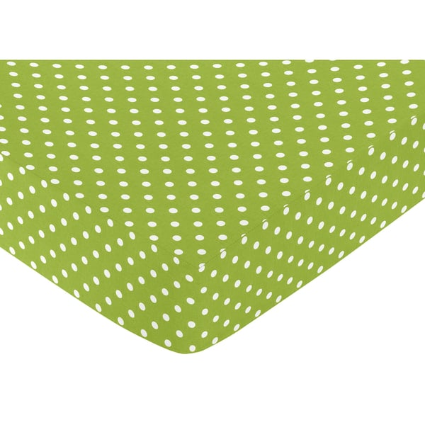Sweet JoJo Designs Polka Dot Fitted Crib Sheet Bed Bath & Beyond