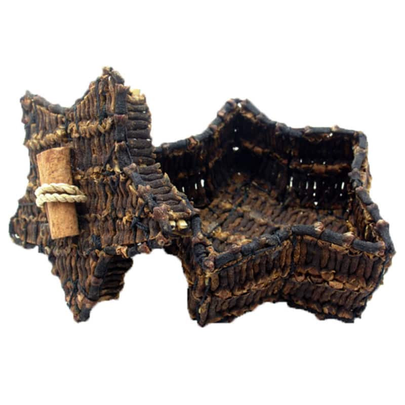 Handmade 3-inch Star Clove Box, Handmade in Indonesia