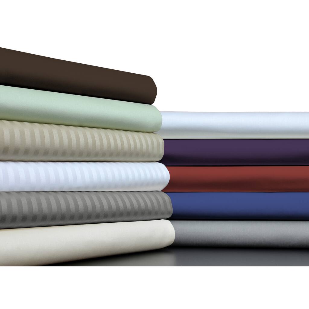 Brielle 100-percent Egyptian Cotton Sateen 630 Thread Count Bed Sheet Set
