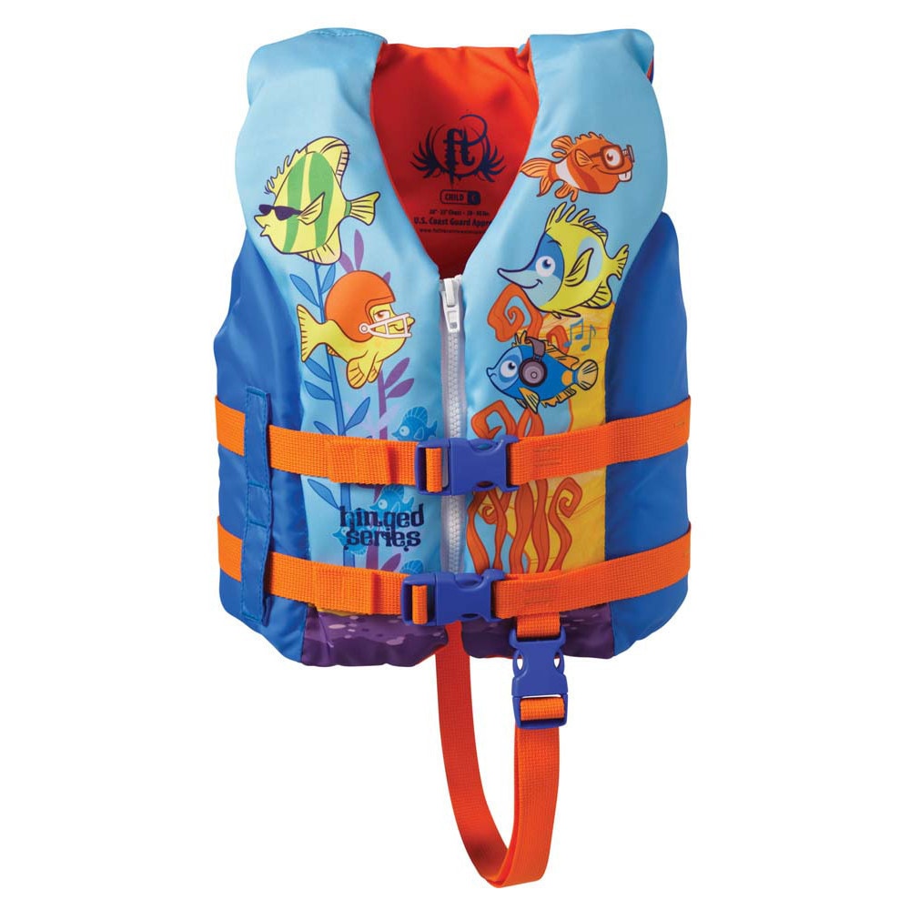 Full Throttle Child Hinged Water Sports Vest Fish Child