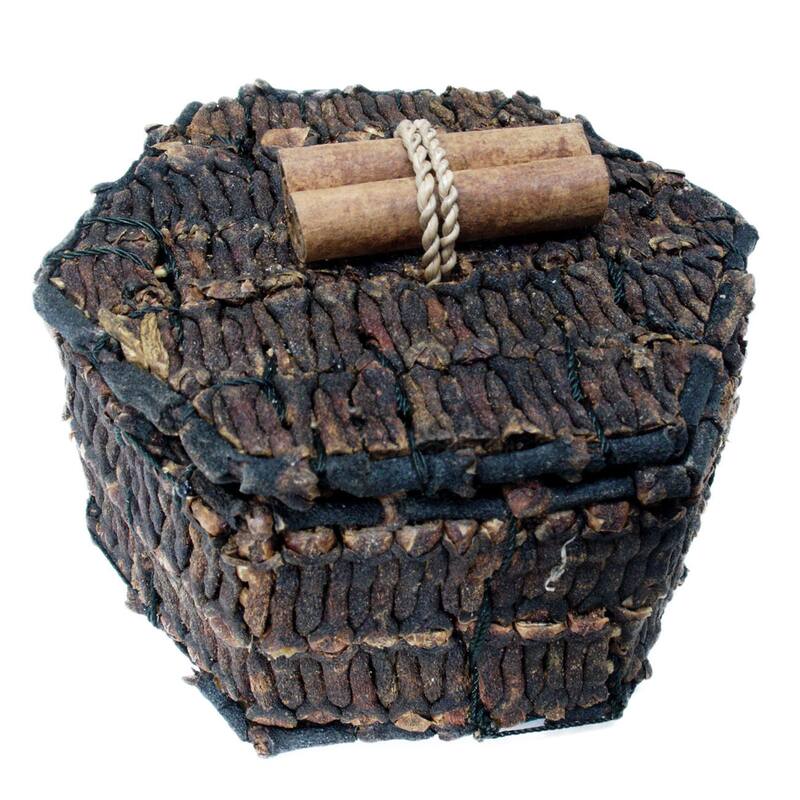 Handmade 3-Inch Pentagon Clove Box (Indonesia)