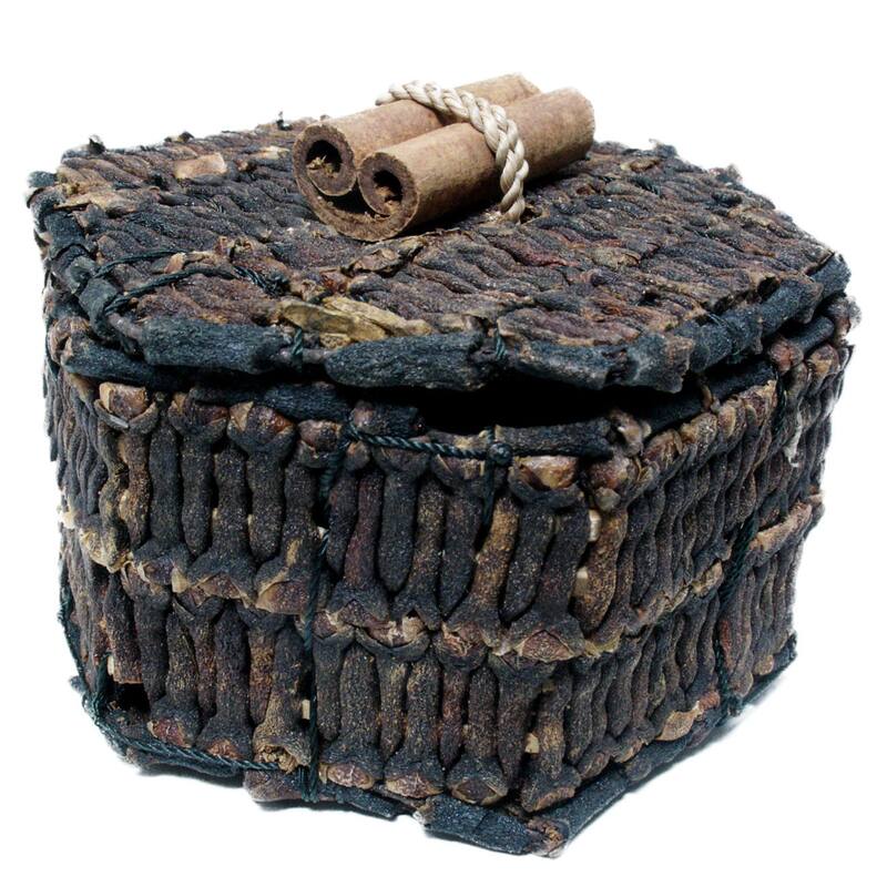 Handmade 3-Inch Pentagon Clove Box (Indonesia)