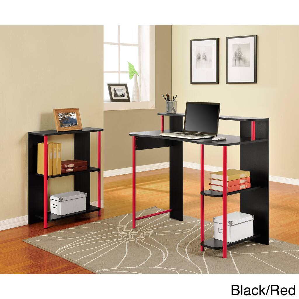 Ameriwood Home Computer Desk and Bookcase Set