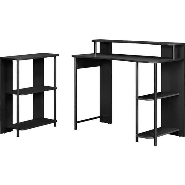 Shop Ameriwood Home Computer Desk And Bookcase Set Free Shipping