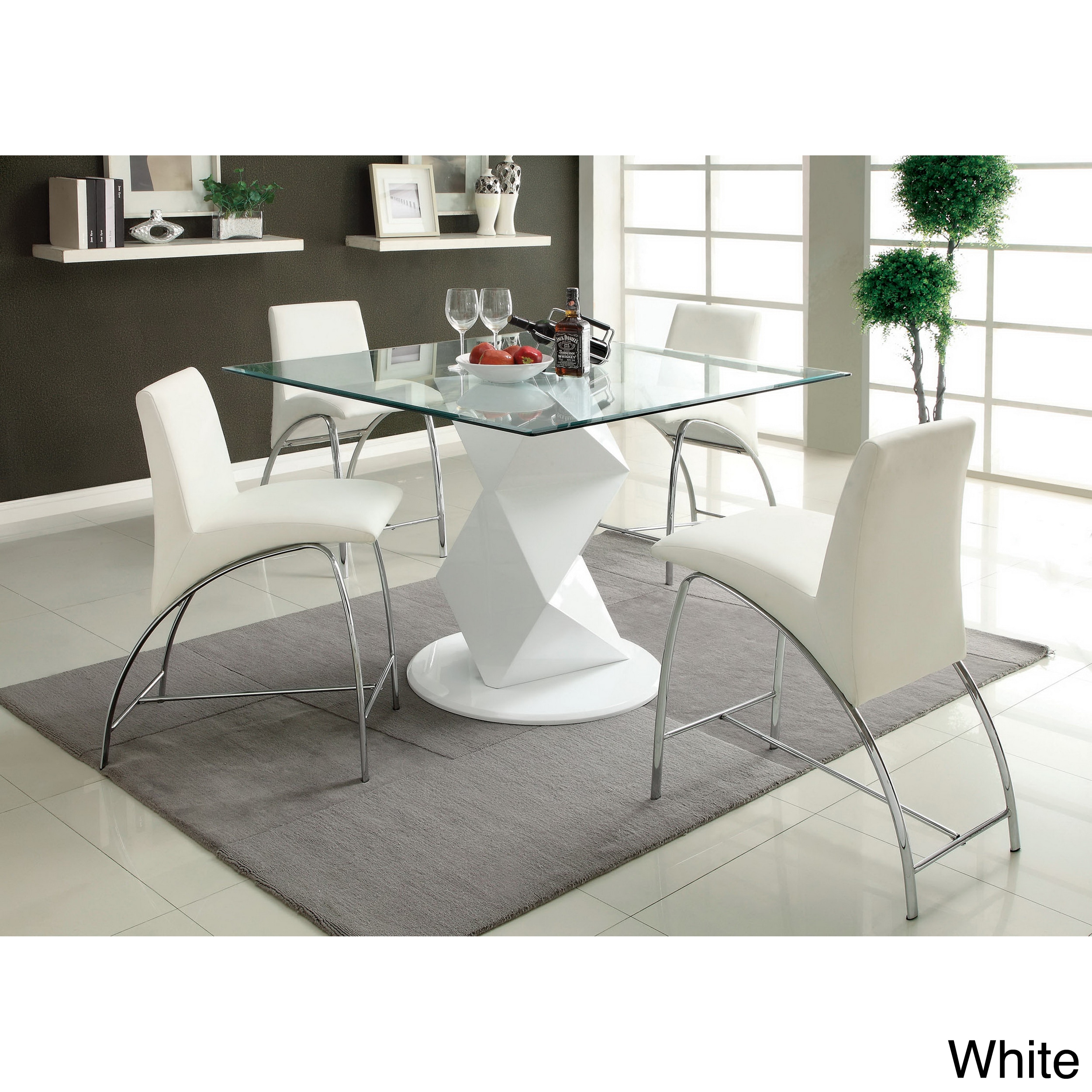 Furniture Of America Furniture Of America Picazzo 5 piece Dining Set White Size 5 Piece Sets