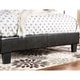 preview thumbnail 2 of 5, Furniture of America Lala Modern Full Faux Leather Padded Kids Platform Bed