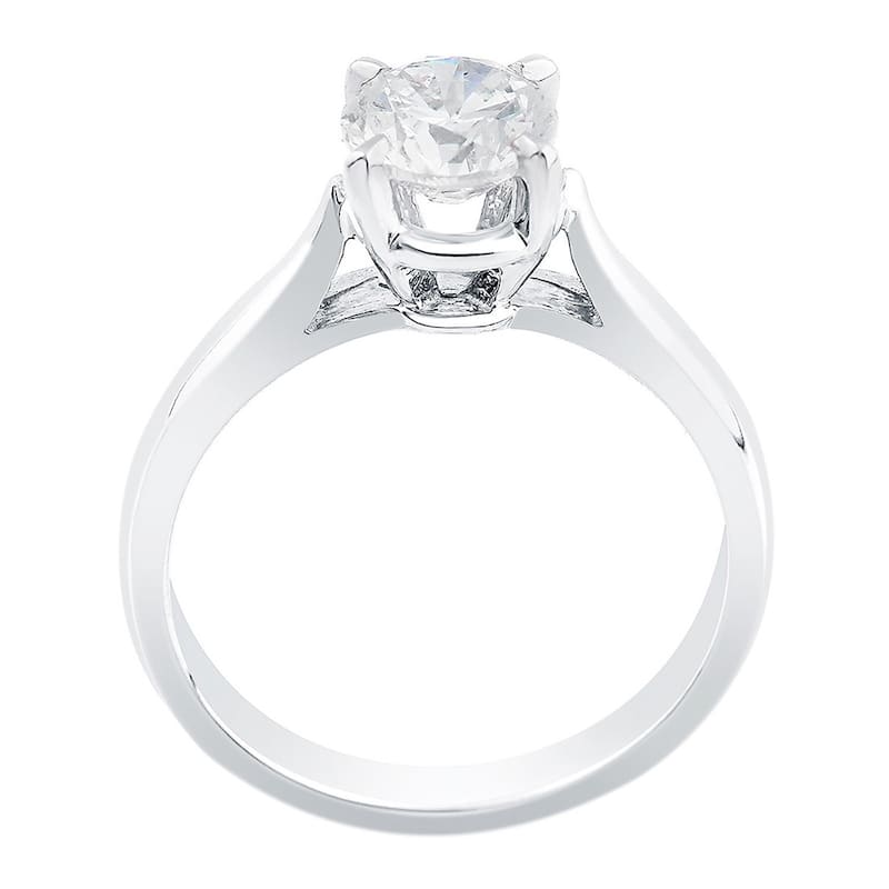 Auriya 14k Gold 1ctw Clarity-enhanced Diamond Engagement Ring (F-G, SI1)