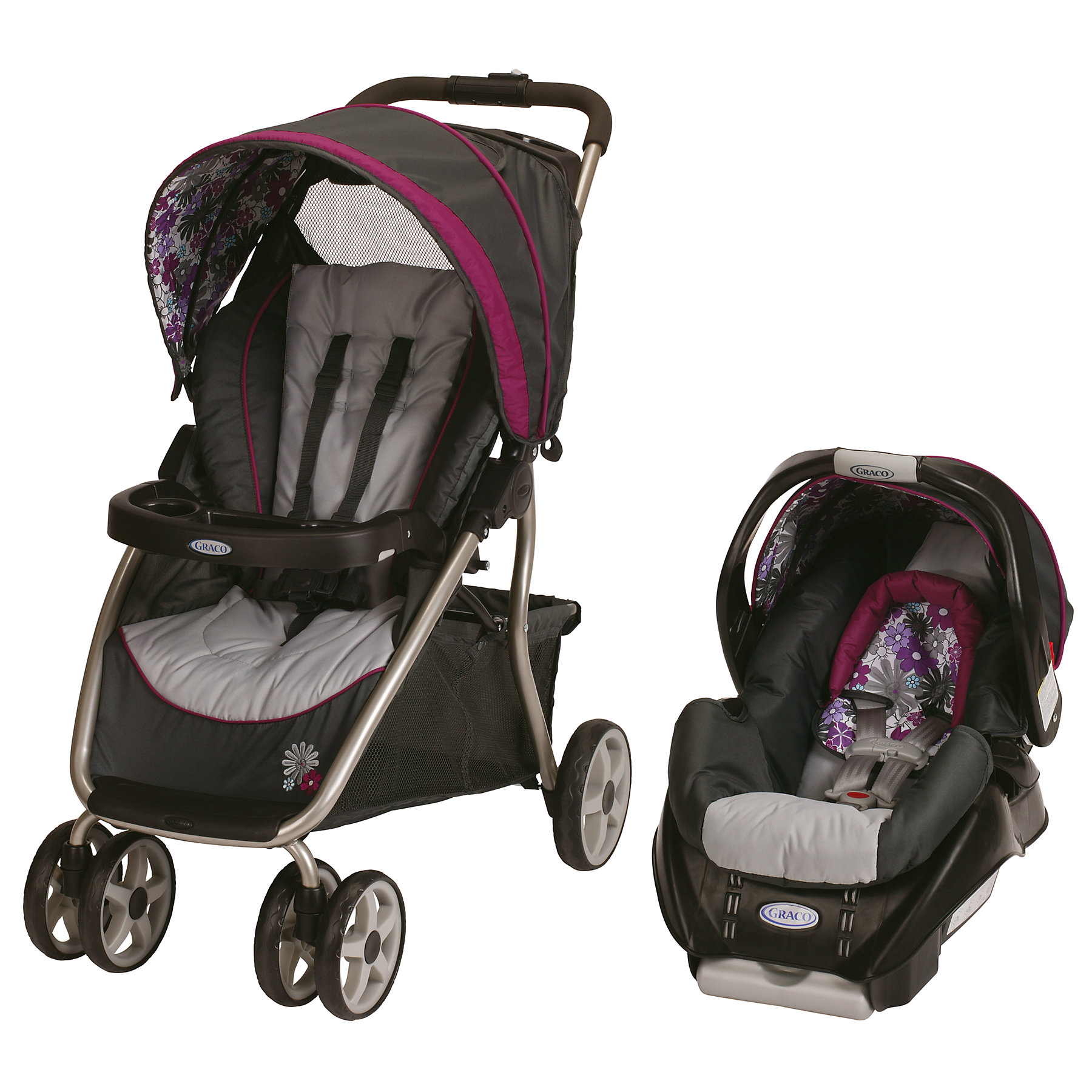 graco travel system purple