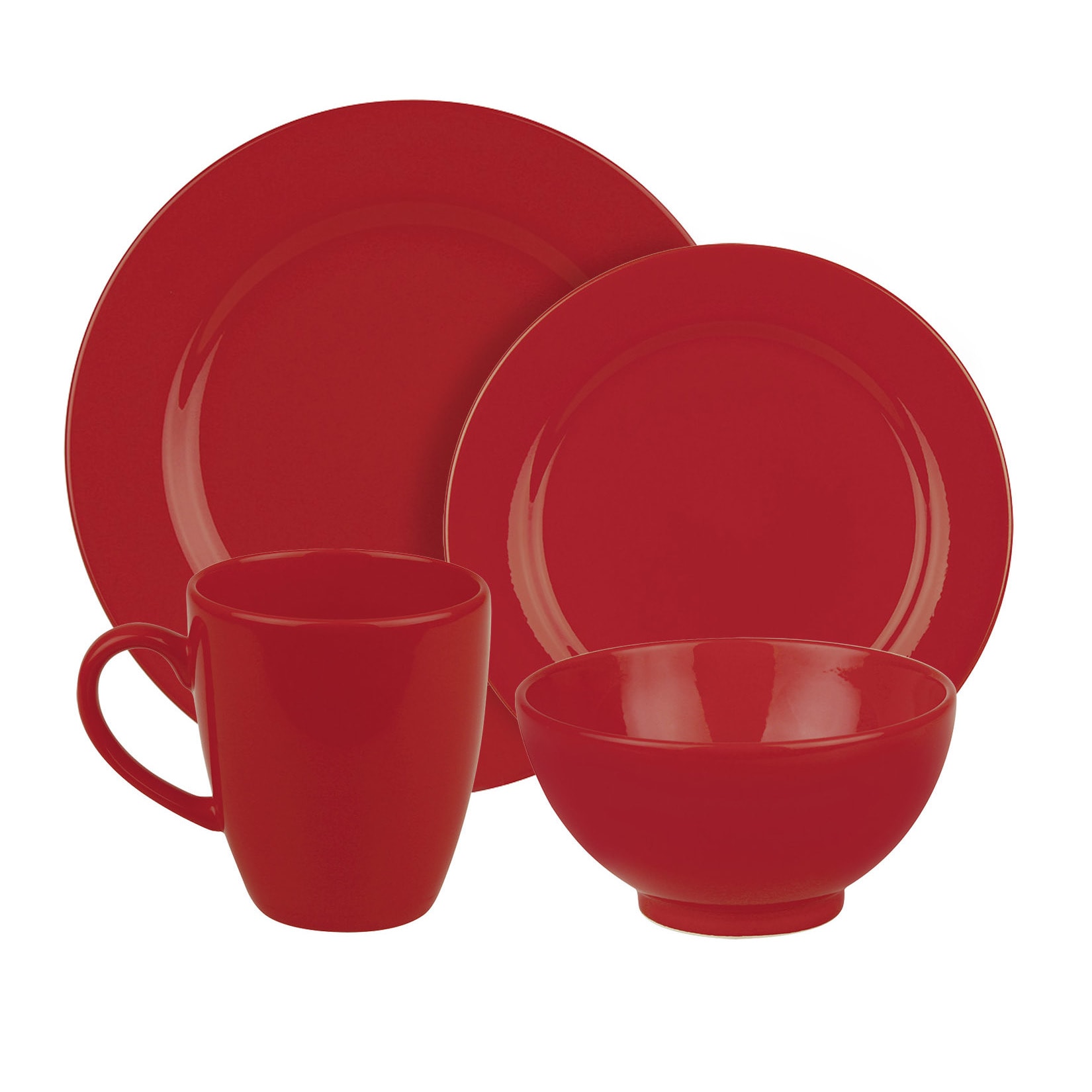 Weachtersbach Fun Factory Red 16 piece Dinnerware Set