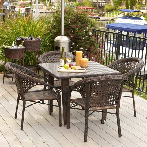 River 5-piece Outdoor Dining Set by Christopher Knight Home