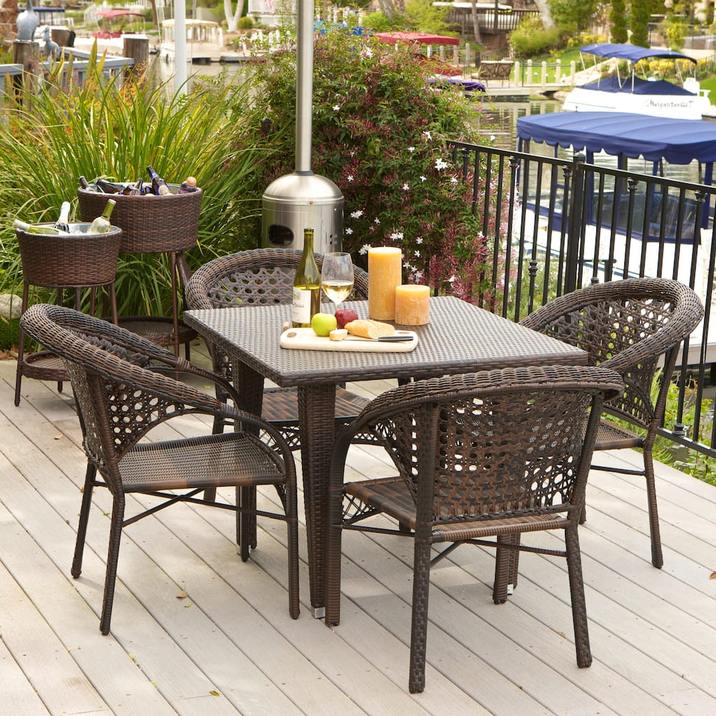 River 5-piece Outdoor Dining Set by Christopher Knight Home