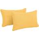 Blazing Needles Indoor/Outdoor Lumbar Support Pillow (Set of 2)