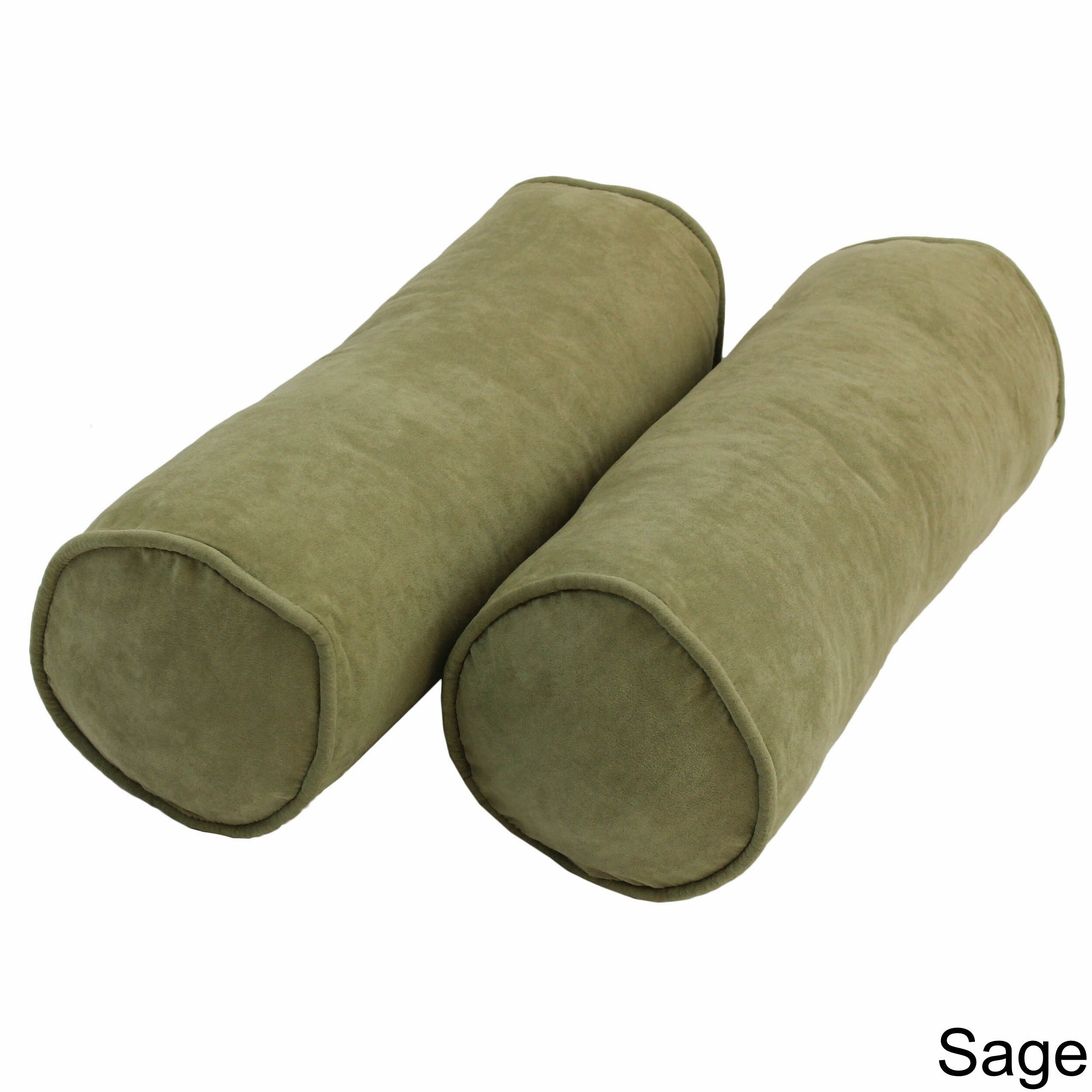 sage green bolster pillow