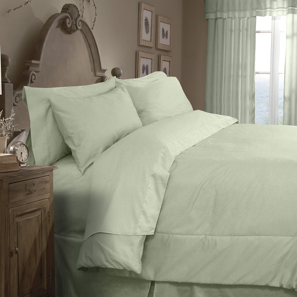 Grand Luxe Egyptian Cotton Sateen 300 Thread Count 4 piece Comforter Set