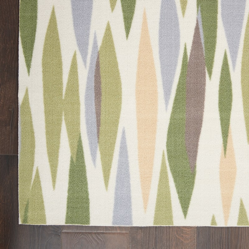 Waverly Sun N' Shade Modern Abstract Indoor Outdoor Area Rug