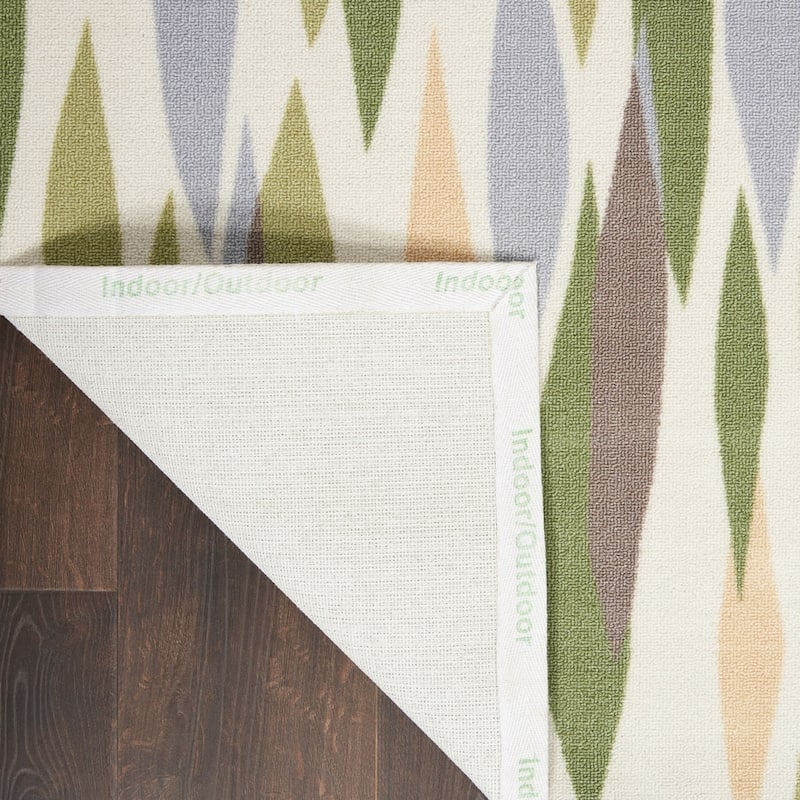 Waverly Sun N' Shade Modern Abstract Indoor Outdoor Area Rug