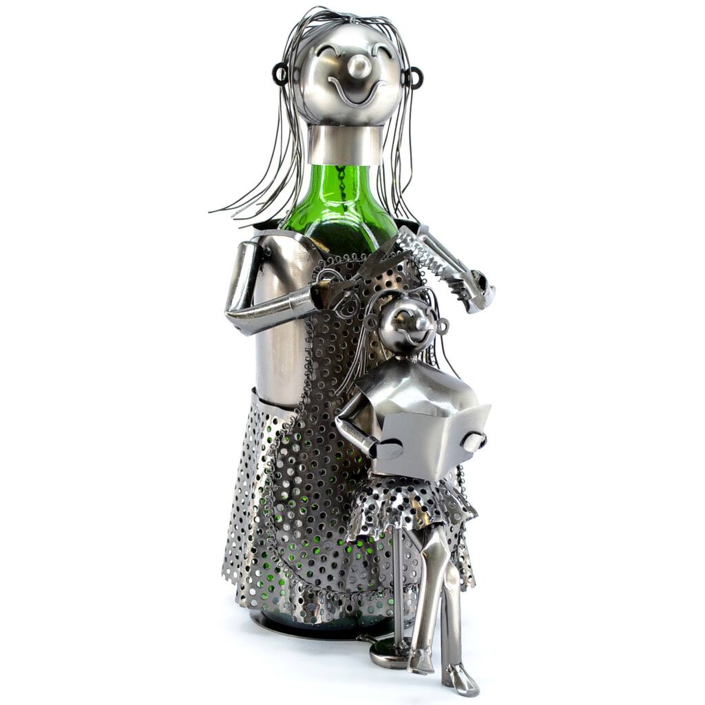 Wine Caddy Lady Hairdresser Wine Bottle Holder