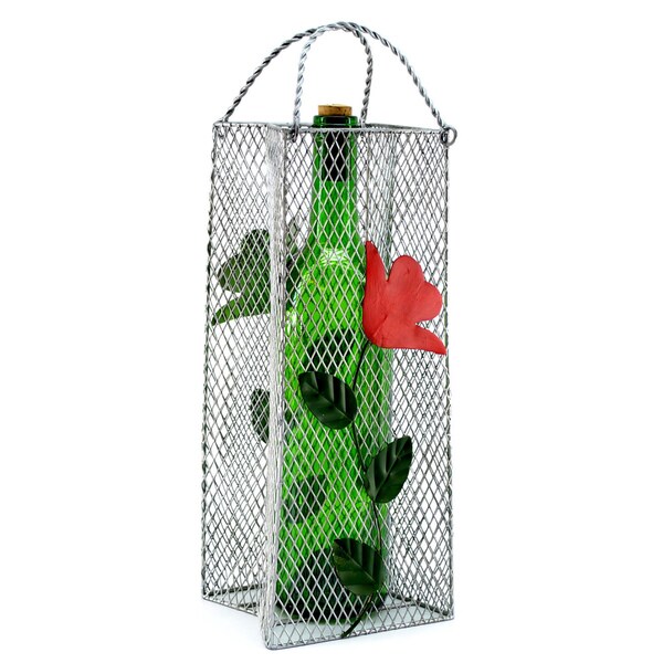 Wine Caddy Flowers Gift Bag Wine Bottle Holder