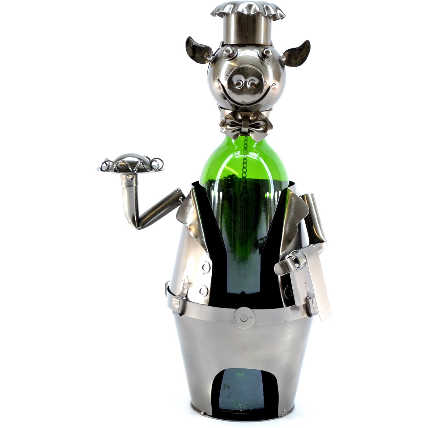 Wine Caddy Pig Waiter Bottle Holder Wine Caddy Pig Waiter Bottle Holder