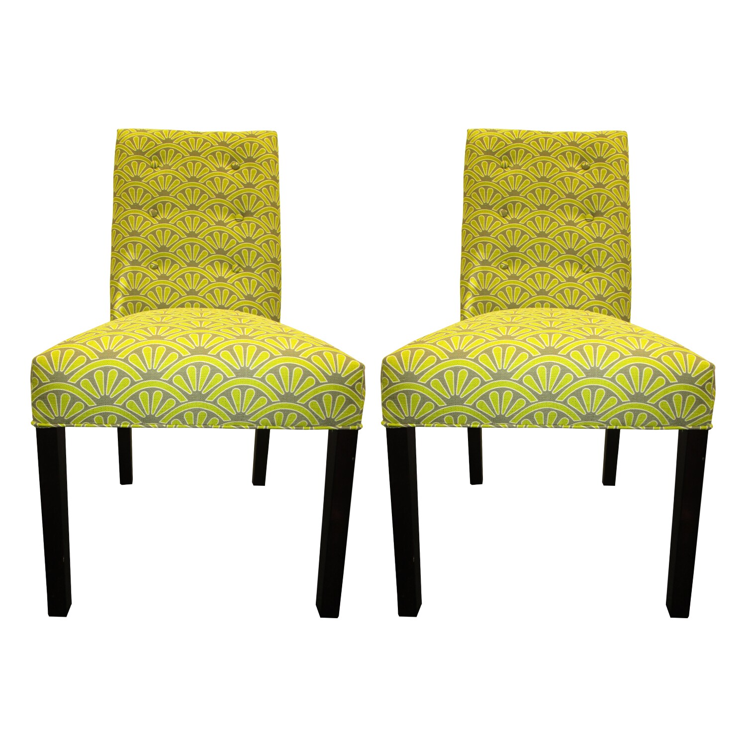 Sole Designs Bonjour 6 button Tufted Dining Chairs (set Of 2)