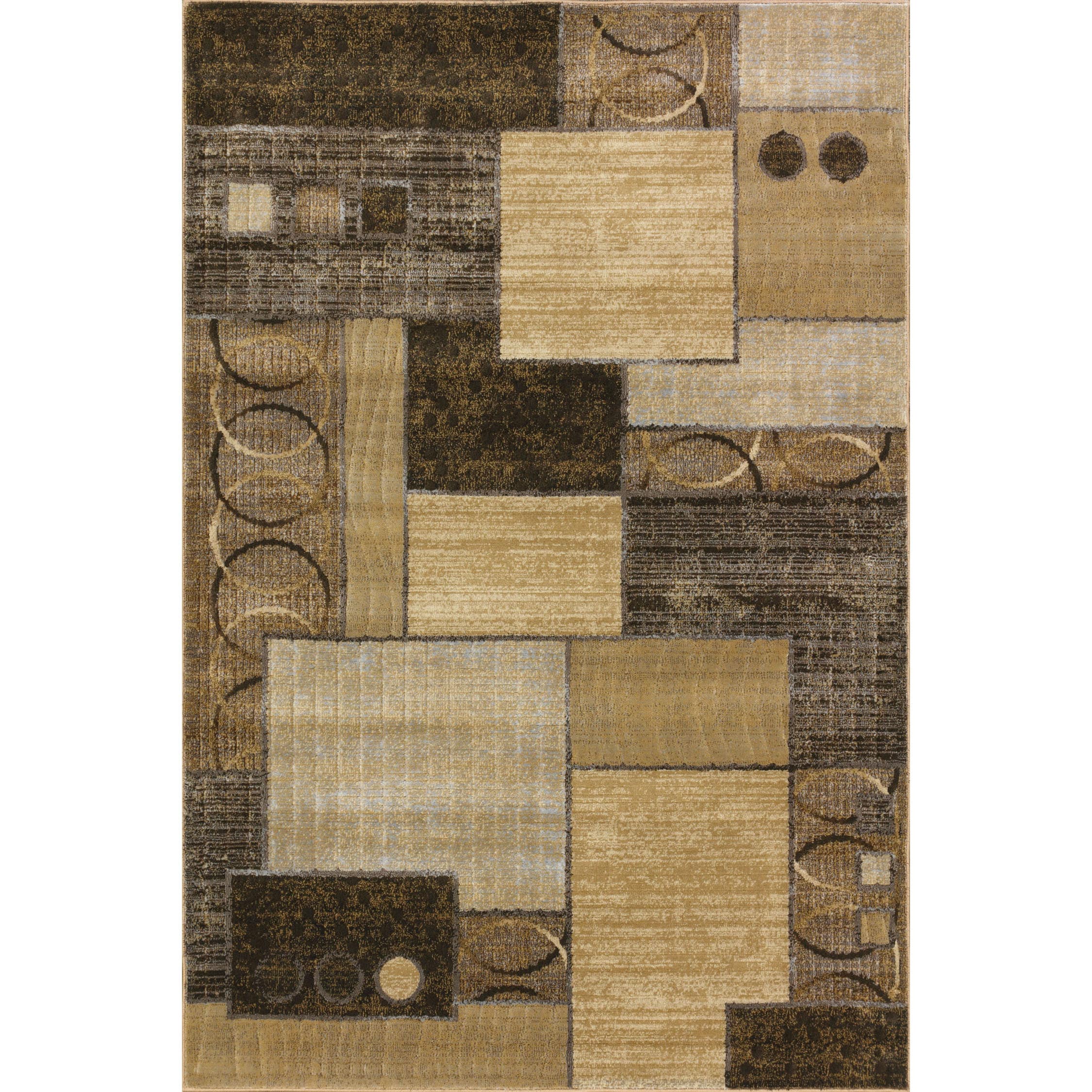 Providence Decker Cocoa/ Gold Area Rug (710 X 910)