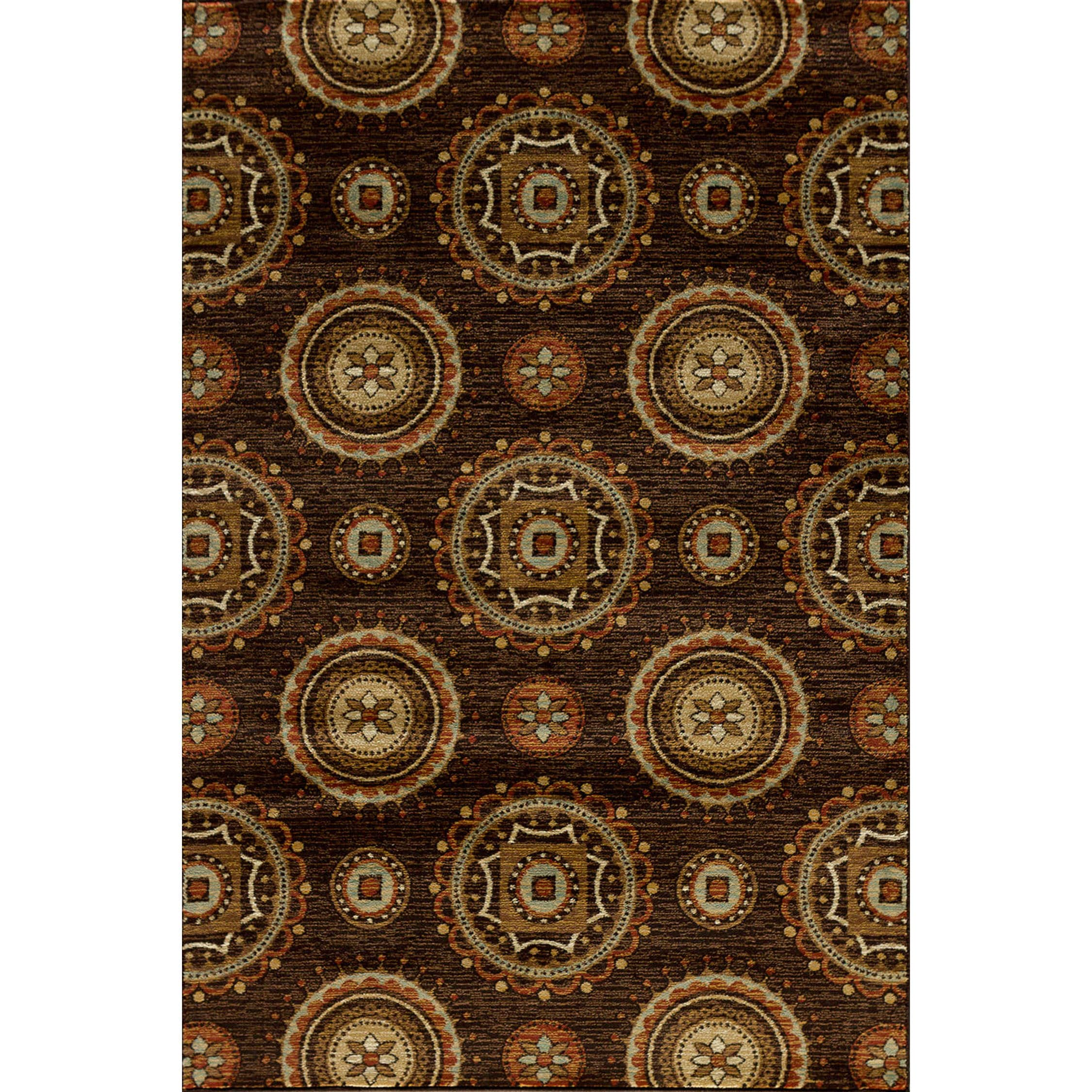 Encore Sienna Bonita Floral Area Rug (5 X 77)