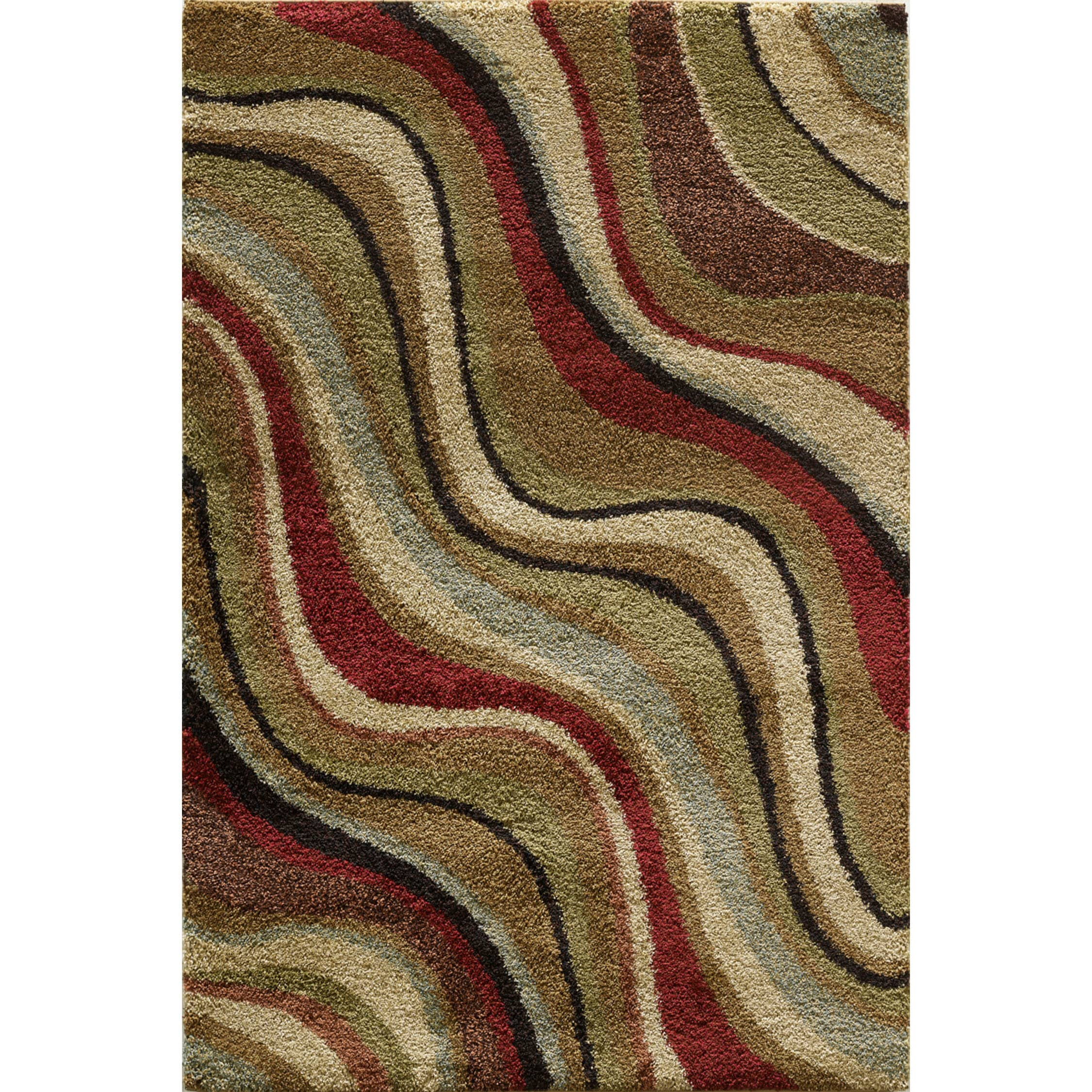 Charlestown Delta Multi Shag Area Rug (710 X 910)