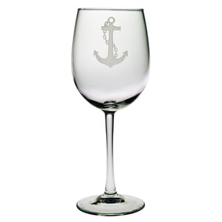 Laurus Collection Crystal Wine Glasses (Set of 6) - 13796345 ...