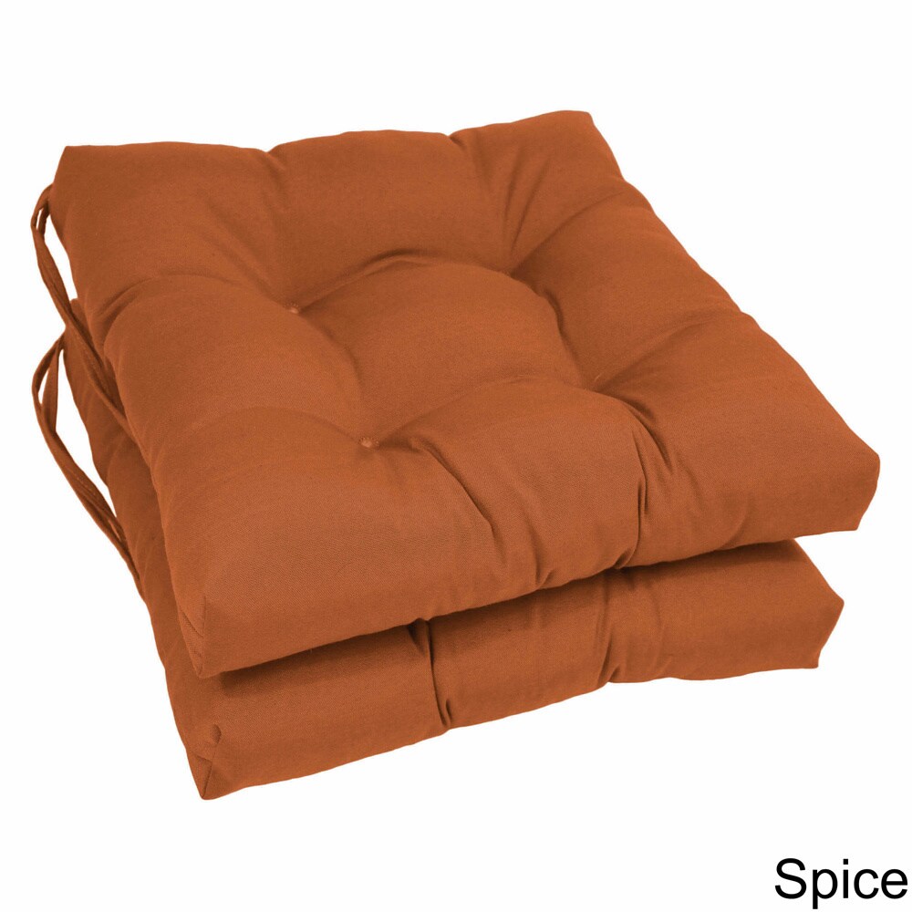 burnt orange chair cushions