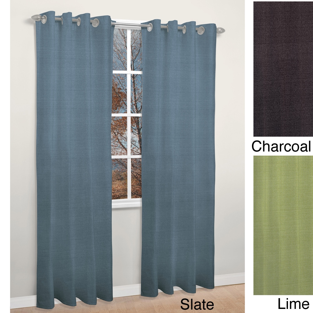 Serenade Grommet 84 inch Blackout Curtain Panel Pair