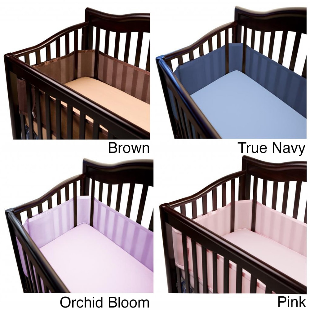 Shop Breathable Baby Mesh Crib Liner Overstock 7913293