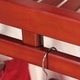preview thumbnail 5 of 10, John Louis Home 12in Deep Solid Wood Simplicity Organizer Red Mahogany