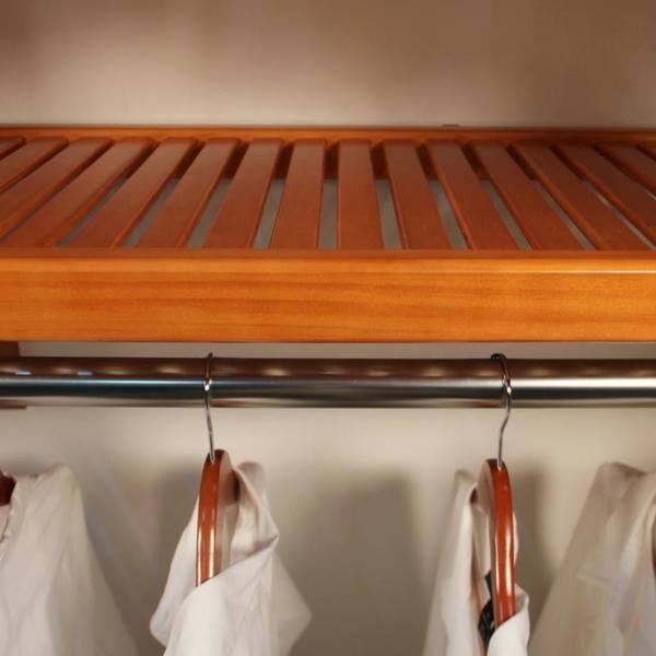 Shop John Louis Home Woodcrest 16 Inch Caramel Closet System