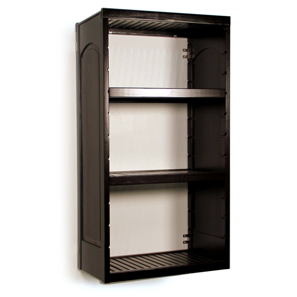 John Louis Woodcrest Espresso Finish 16-inch Deep Stand Alone Tower Kit