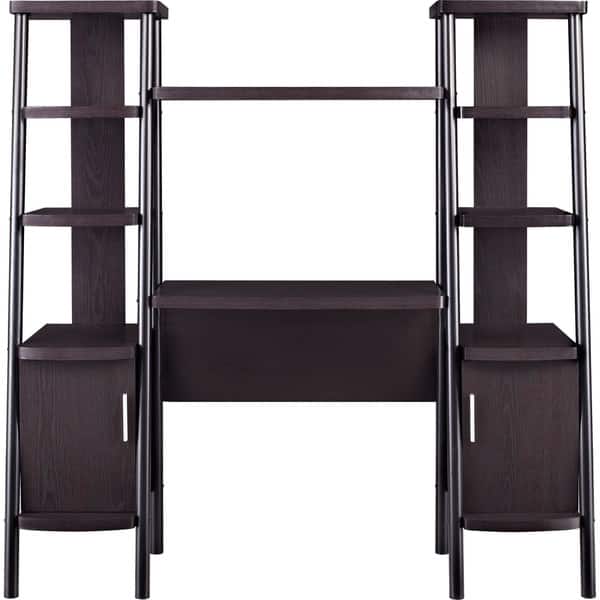 Shop Altra Ladder Bookcase Wall Desk Overstock 7915675
