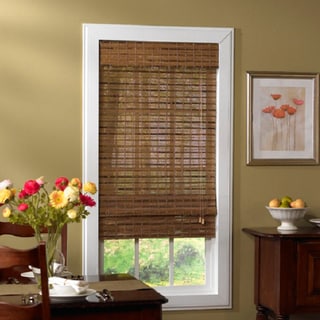 Jakarta Natural Bamboo Roman Shade - Overstock Shopping - Great Deals ...