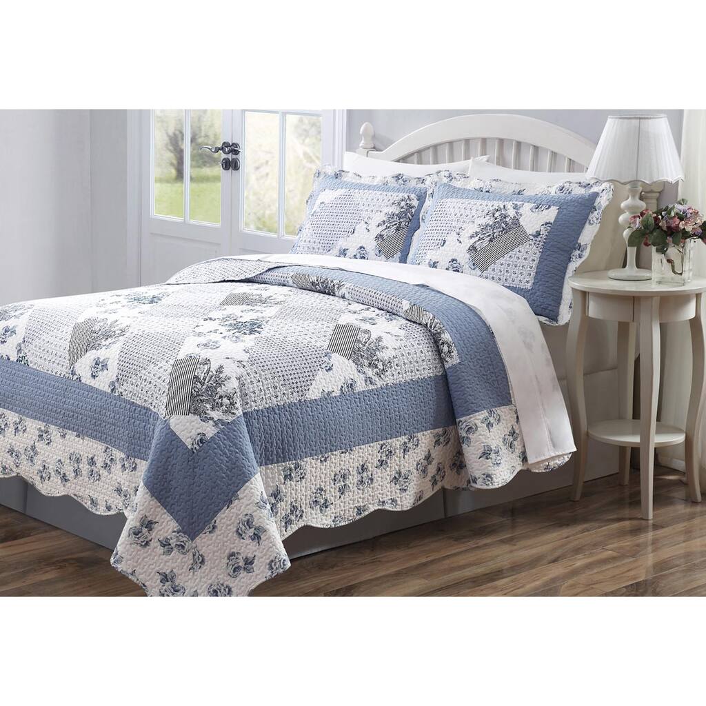 Connie 3-piece Patchwork Quilt Set