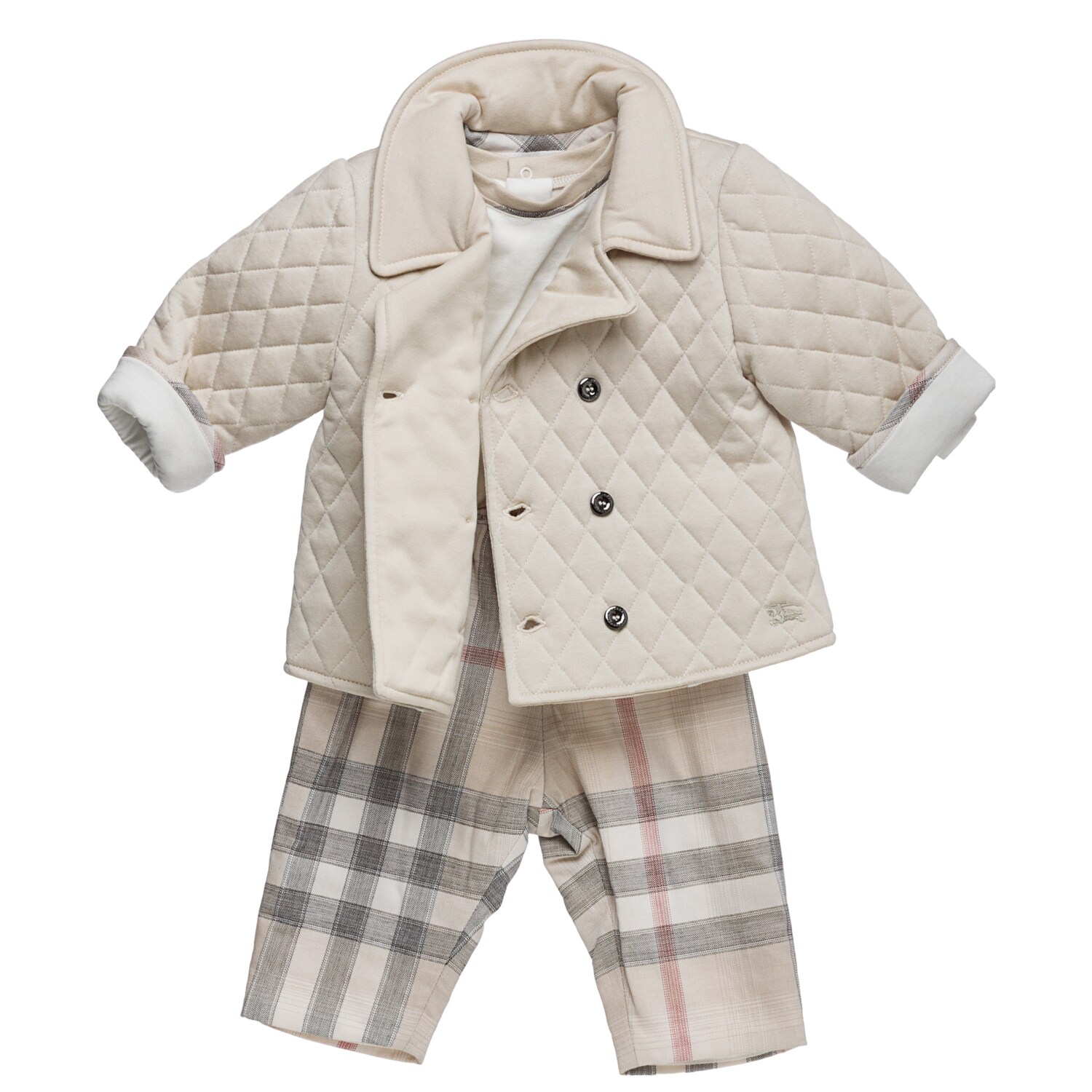 burberry infant quilted jacket