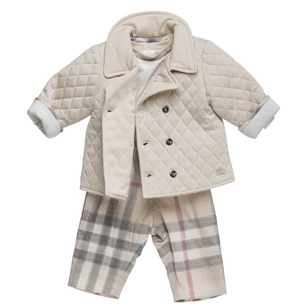 burberry infant quilted jacket