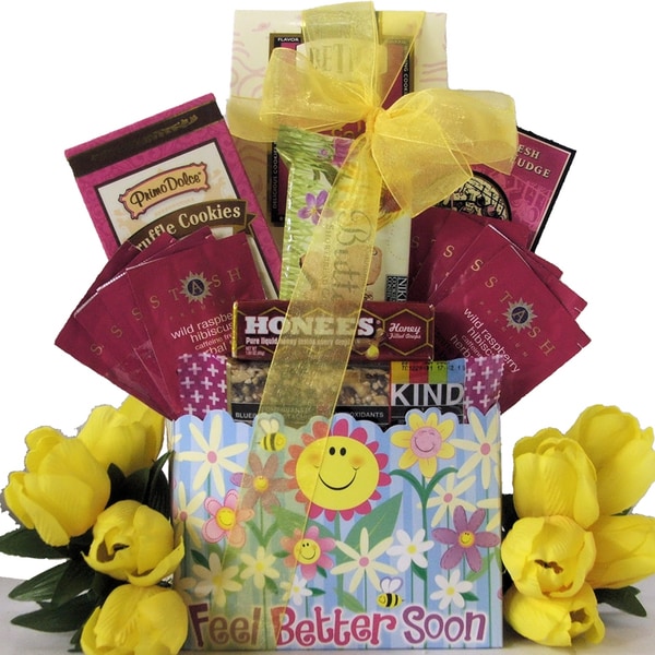 Feel Better Soon Get Well Gift Basket - Free Shipping On Orders Over ...