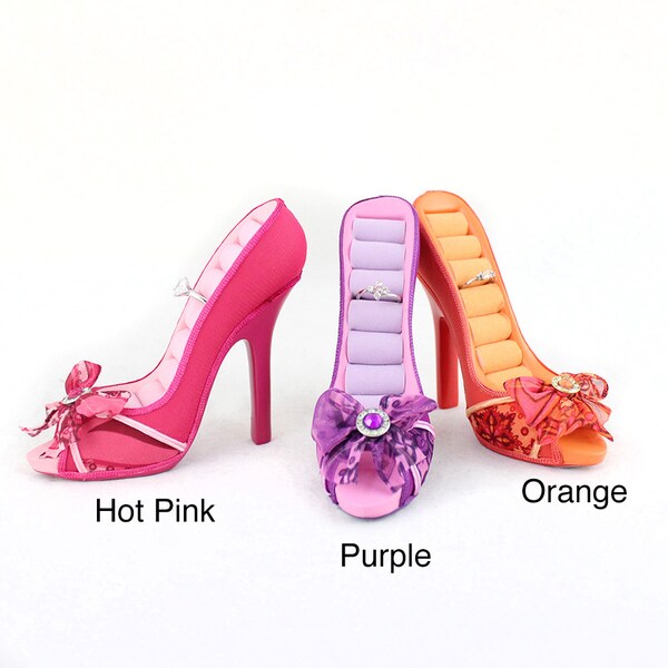 Summer Bliss Peep Toe Shoe Ring Holder Other Jewelry Boxes